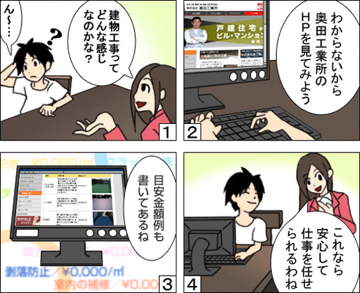 料金表一覧の漫画